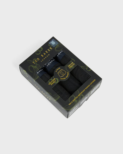 <P>Rtbc202Bk1 3 Pack Solid Cotton Trunks</P>